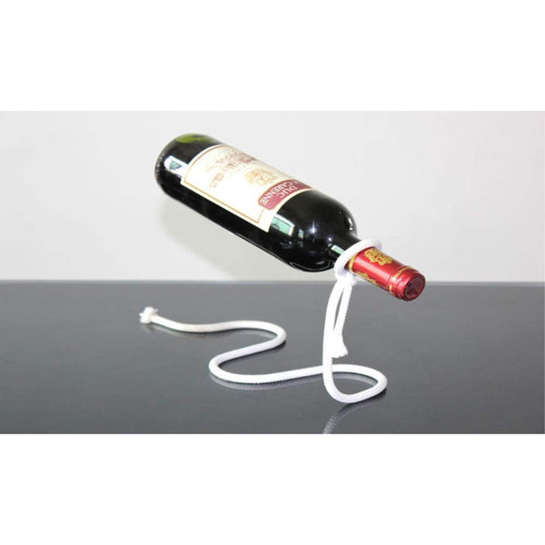 Magic Suspending Rope Wine Holder - Unique Floating Wine Rack for Kitchen Decor - A Novelty Gift That Defies Gravity!