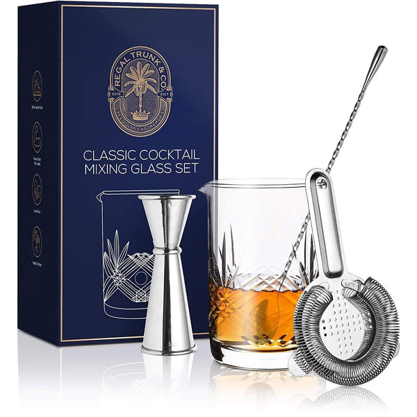 Classic Cocktail Mixing Glass Set