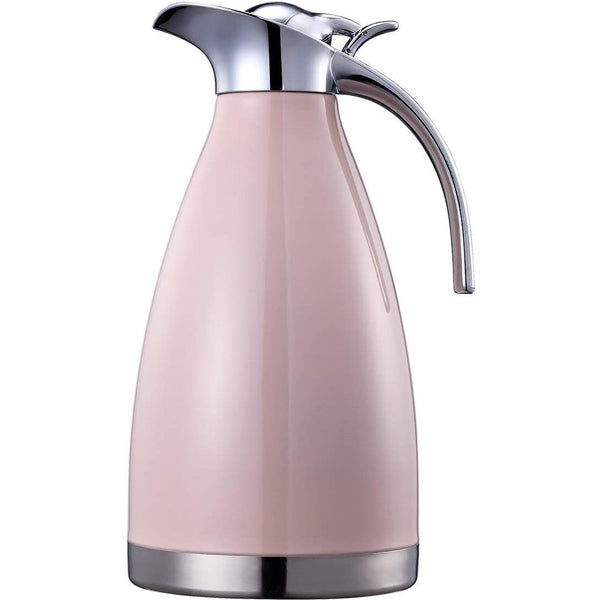 68 Oz Stainless Steel Thermal Carafe - Double Walled Vacuum Insulated Thermos/Carafe with Lid - 2 Liter