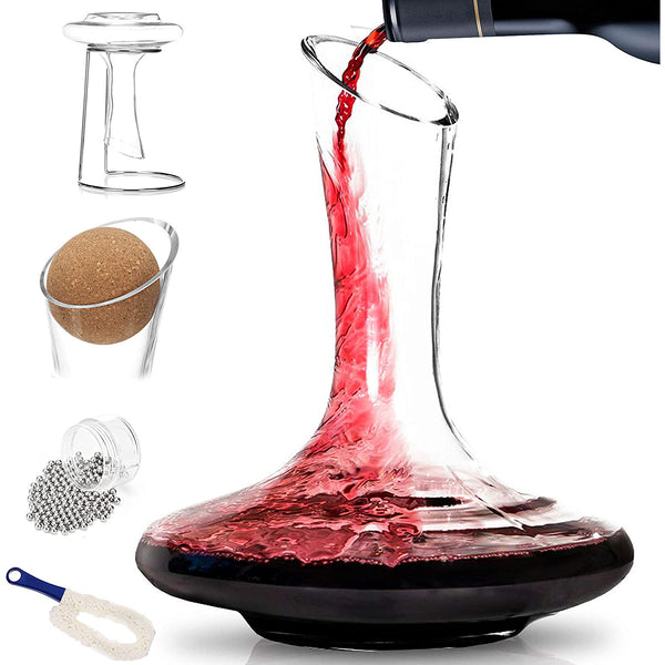 Decanter with Drying Stand, Stopper