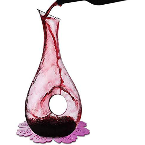 Lead-Free Premium Crystal Glass Red Wine Decanter