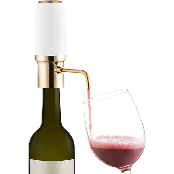 Automatic Wine Aerator Pourer Electric Smart Decanter - Dispenser Rechargeable with Micro USB Cable