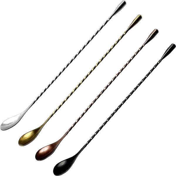 Cocktail Mixing Spoons - Bar Spoons for Stirring Cocktail Drinks