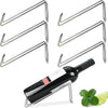 Set of 6 Stainless Steel Single Wine Bottle Holder Racks - Stylish Organizer for Wine Lovers!