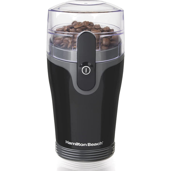 Fresh Grind Electric Coffee Grinder for Beans - Stainless Steel Blades - Black