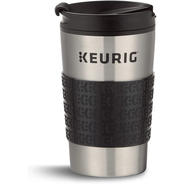Travel Mug Fits K-Cup Pod Coffee Maker, 1 Count (Pack of 1), Stainless Steel