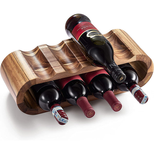 Wooden Wine Racks Countertop, 8 Bottle Wine Rack