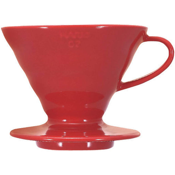 Ceramic Coffee Dripper Pour Over Maker - Size 02, Red
