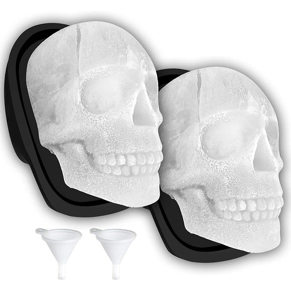 Extra Large 3D Skull Ice Cube Mold Silicone