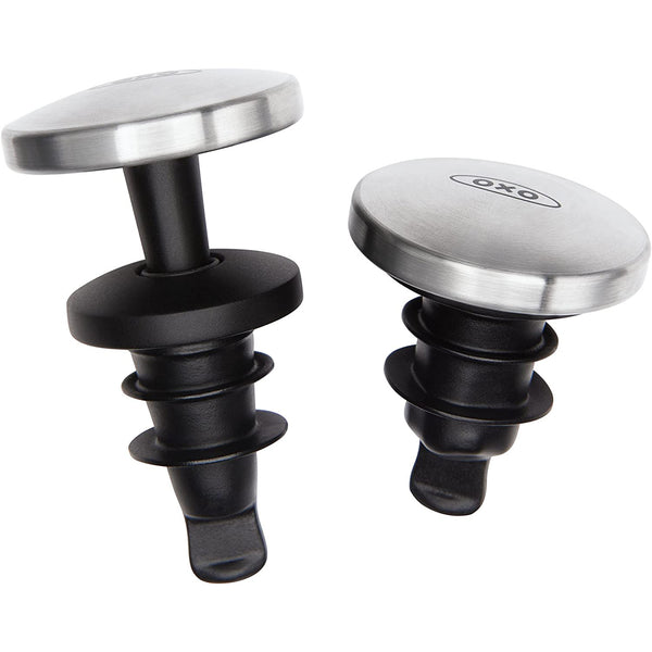 SteeL Expanding Wine Stoppers, 2 Count