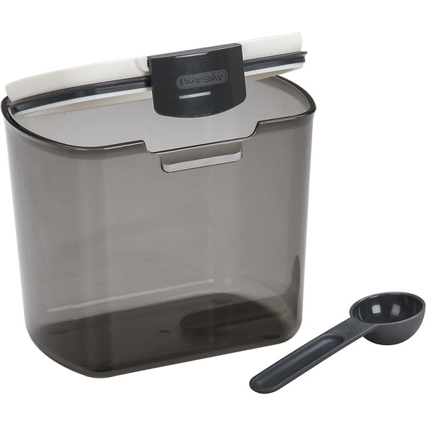 Plastic Coffee Storage Container with Scoop, Tinted